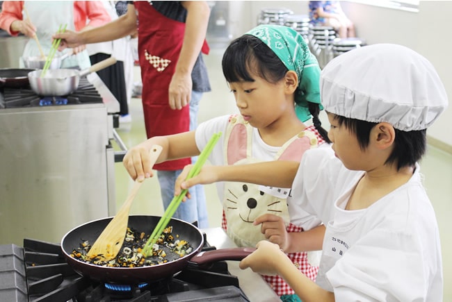 野菜がいっぱいだね。火が通ったかな？